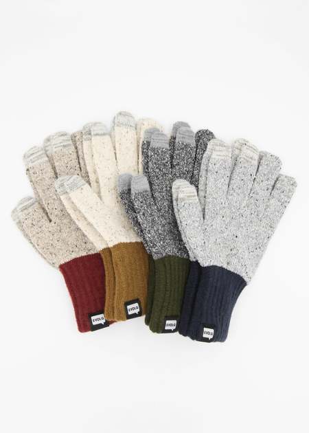 Evolg Glove Studded Knit Gloves - Multi